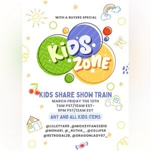 Kids Zone Colorful Play Set